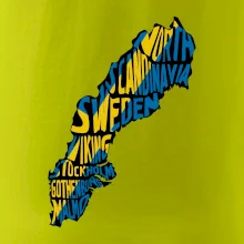 Mapy - názvy měst - Švédsko