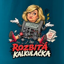 Alenka - rozbitá kalkulačka