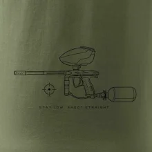 Minimalistický marker stay low shoot straight