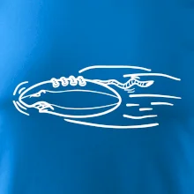 Americký fotbal letící míč