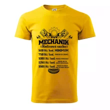 Mechanik - hodinová sazba