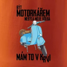 Být motorkářem nebyla moje volba skútr