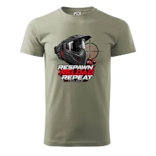 Paintballová maska respawn reload repeat