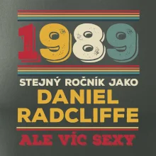 1989 stejný ročník jako Daniel Radcliffe