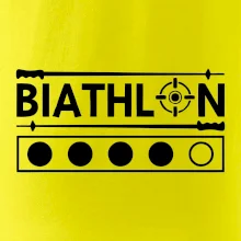 Biathlon terč a hůlky