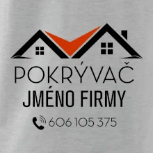 Tričko pro pokrývače - Dvě střechy