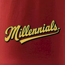 Generace Y - Millennials žlutý nápis