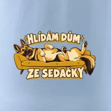 Hlídám dům ze sedačky - vlčák