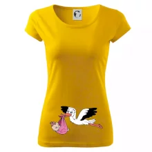 Čáp a miminko - holka (Hana-creative)