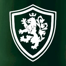 Český lev erb na prsu a na zádech