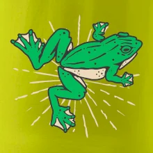 Žába zelená kreslená