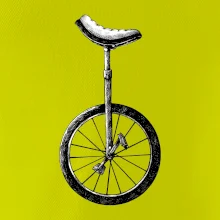 jednokolka kreslená