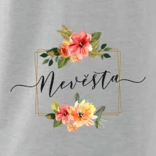 Nevěsta čtverec oranžový