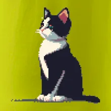 Mourovatá kočka pixel