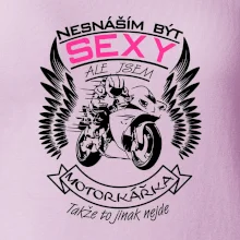 Nesnáším být sexy - motorkářka (motorka)