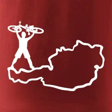 Cyklista - Mapa Rakouska