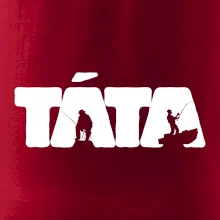 Táta nápis - rybář