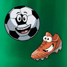 Parové triko - Kopačka a míč