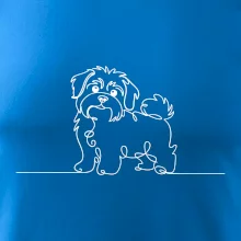 Havanský psík linka jedním tahem