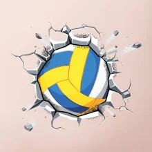 Volejbal míč v triku