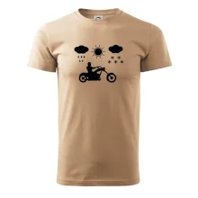 Motorkář za každého počasí - chopper