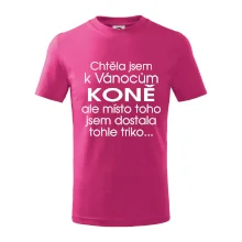 Chtěla jsem k Vánocům koně