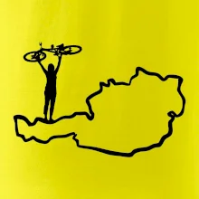 Cyklistka - Mapa Rakouska