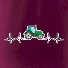 Traktor barevný ekg