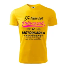Je těžké být princezna - motorkářka