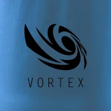Vortex logo jednobarevné