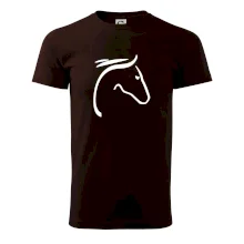 Kůň - hlava silueta