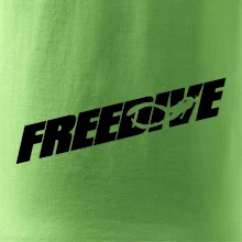 Freedive - nápis s potápěčem