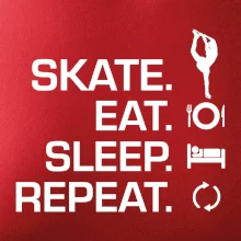 Eat sleep skate - lední bruslení