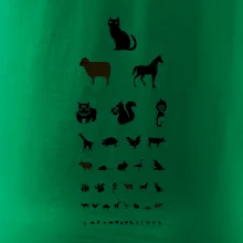 Oční test zvířatka