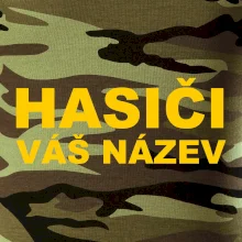 Hasiči - žlutý nápis - váš název sboru