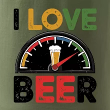 I love beer - palivoměr