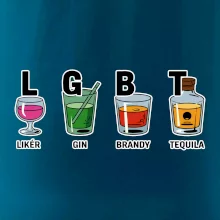 LGBT -  Likér, Gin, Brandy, Tequila