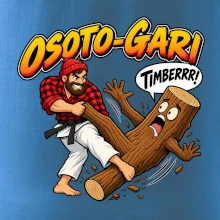Osoto gari timber judo
