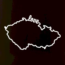 Czech love mapa