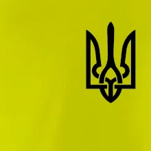 Ukrajina trojzubec prso