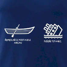 Řemeslnici postavili archu, fušeři Titanic