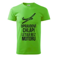 Opravdovi chlapi létají bez motoru