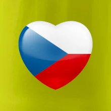 Česká vlajka srdce