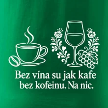 Bez vína su jak kafe bez kofeinu. Na nic