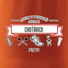 Jsem v pohodě jsem z ... (vlastní název a jméno)