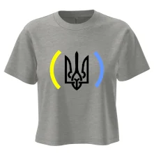 Ukrajina trojzubec s barvami