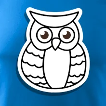 Sova kreslená na prsu