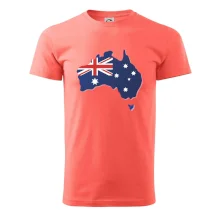 Austrálie - vlajka mapa