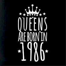 Queens are born in 1986