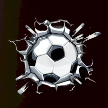 Fotbalový míč v triku